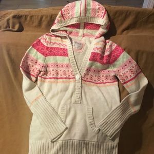 Justice hooded sweater girls size 12